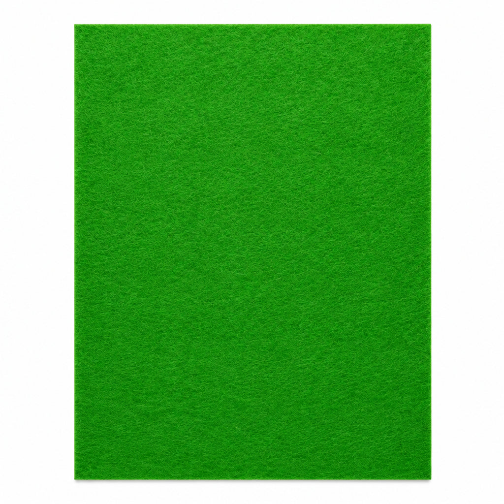Apple Green Felt Sheet 9x12
