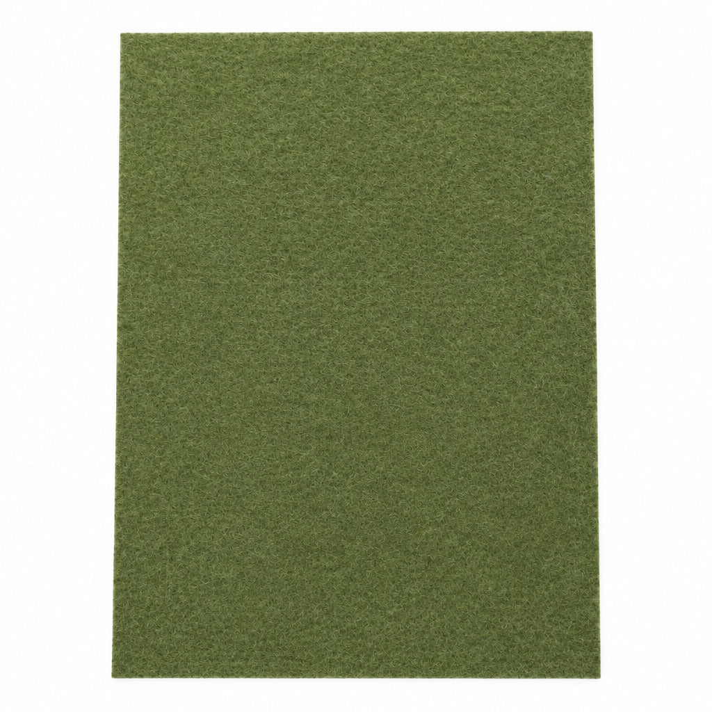 Olive Felt Sheet 9x12