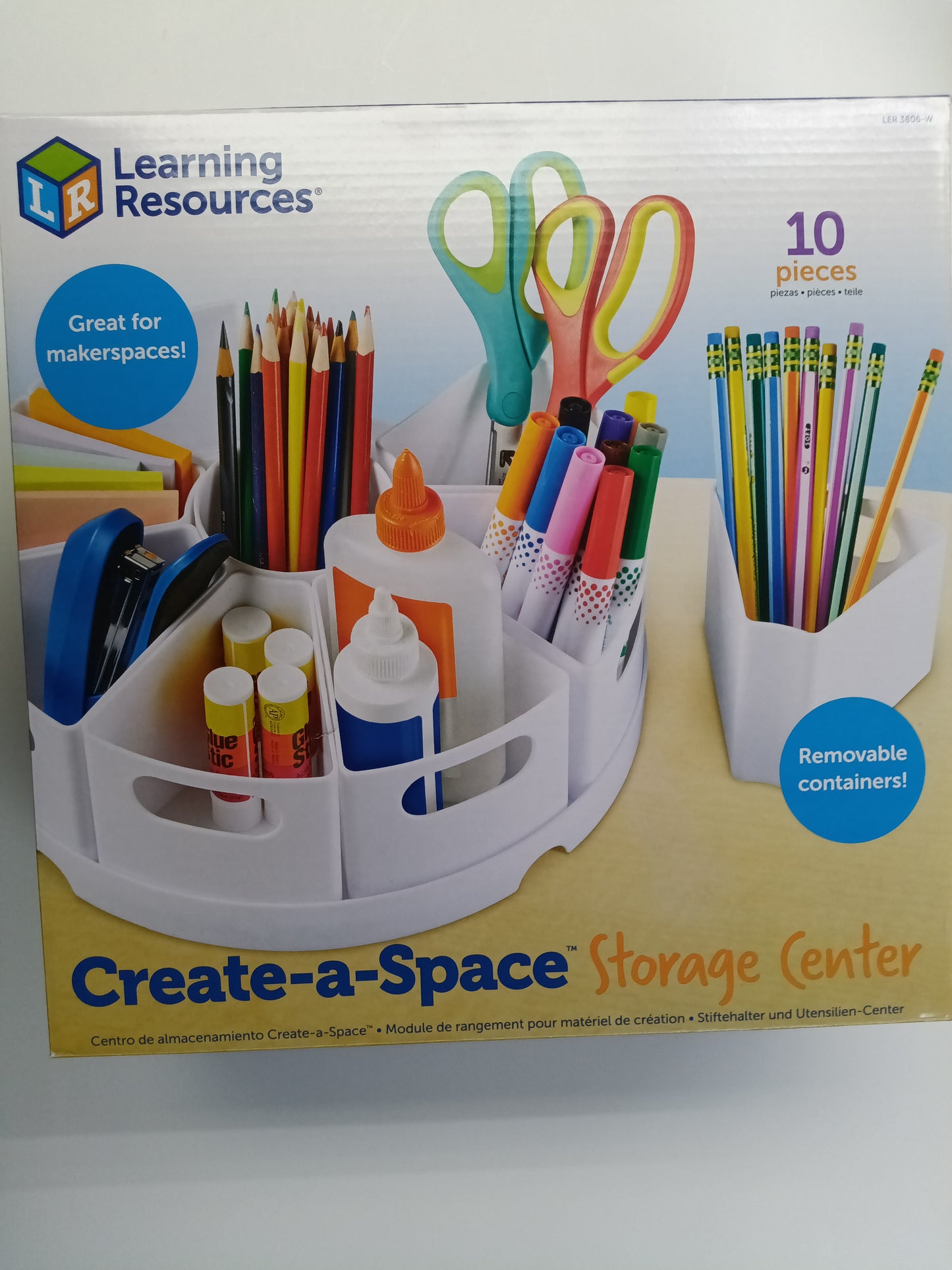 CREATE-A-SPACE™ STORAGE CENTER WHITE