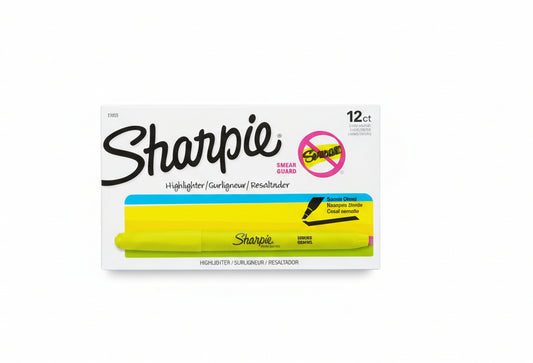 Sharpie Highlighter Chisel Tip Yellow Cj. 12