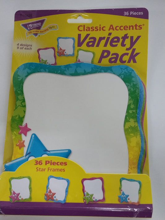STAR FRAMES CLASSIC ACCENTS 36 PCS