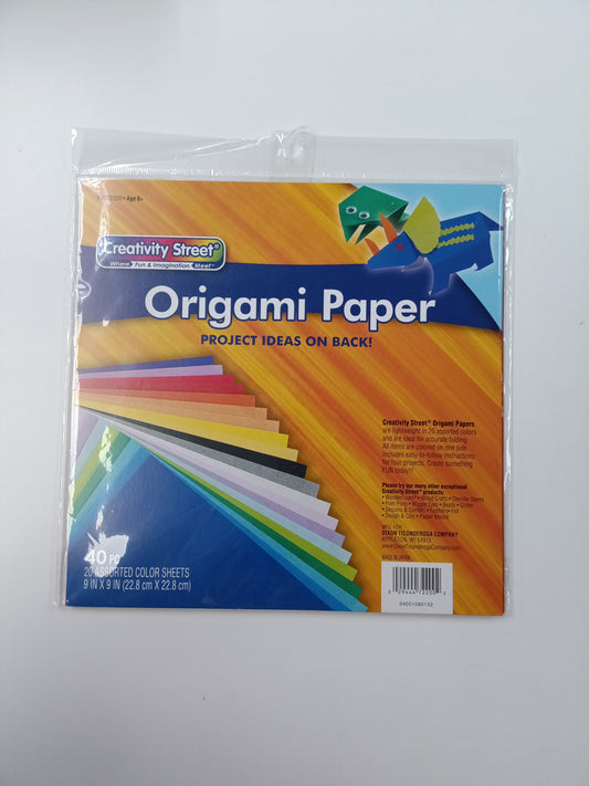 ORIGAMI 9" X 9" ASST 40 EA