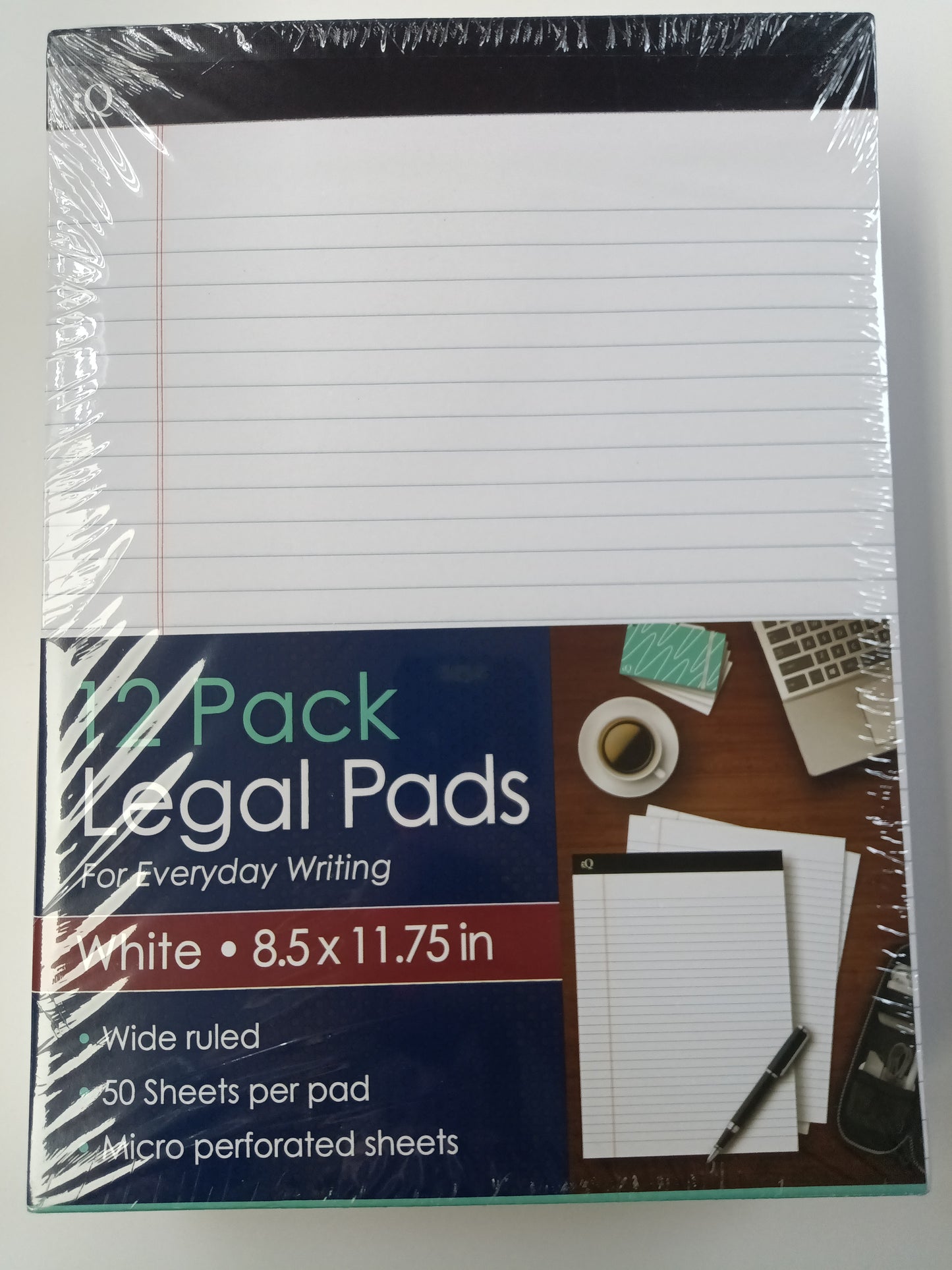 White 8.5x11 Legal Pad PQ.12