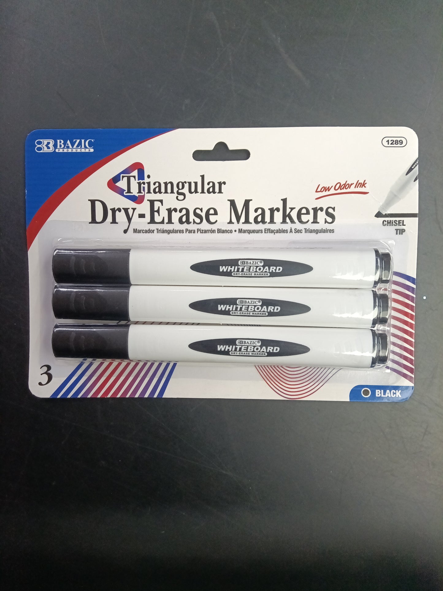 Black Colors Chisel Tip