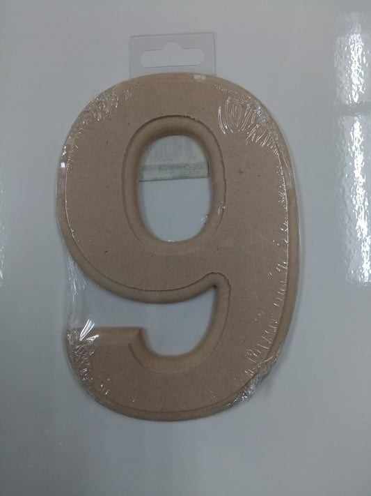 WOOD NUMBER 9 (6IN)