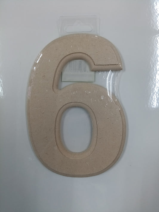 WOOD NUMBER 6 (6IN)