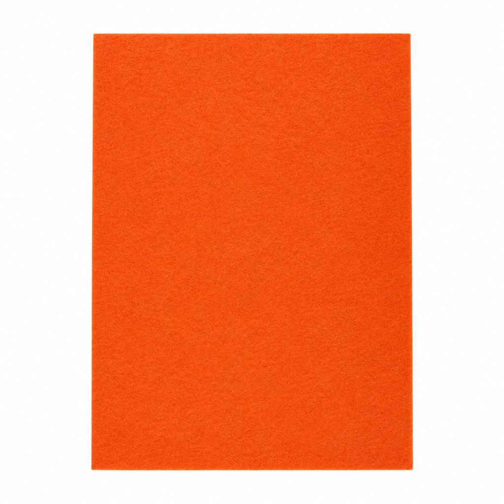 Orange Felt Sheet 9x12