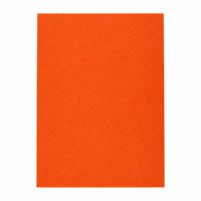 Orange Felt Sheet 9x12