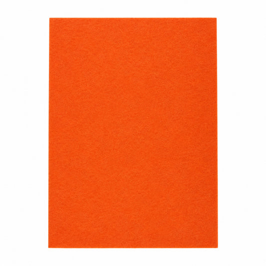 Orange Felt Sheet 9x12