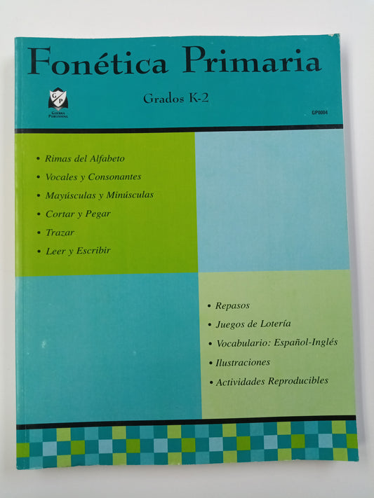 GPU FONETICA PRIMARIA GRADOS K-2 #GP0004