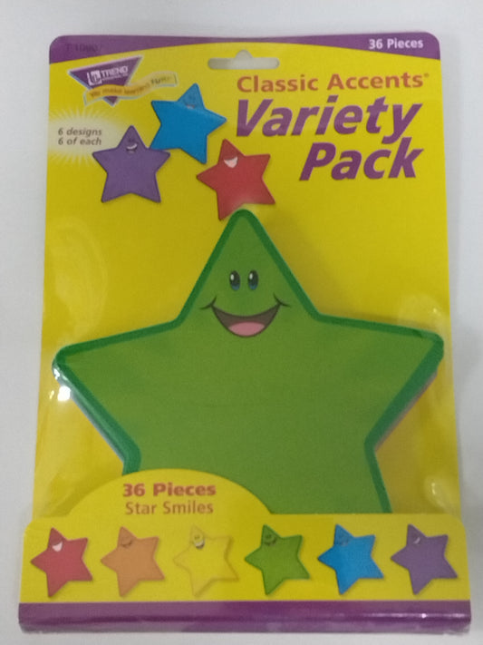 STAR SMILES CLASSIC ACCENTS 36PK