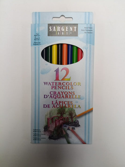 WATER COLOR PENCILS PQT.12
