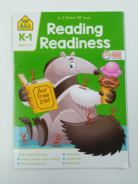 READING READINESS GRADES K-1 WORKBOOK