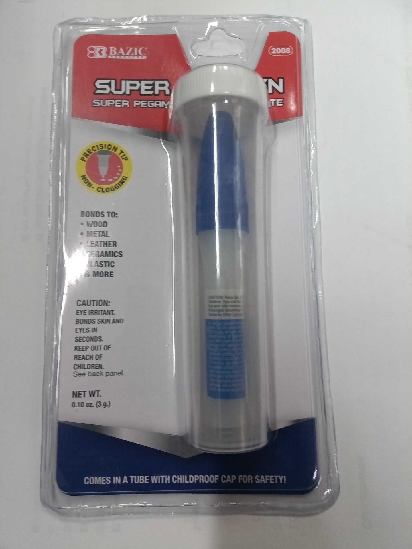 0.10 OZ (3G) SUPER GLUE PEN W/ PRECISION TIP APPLI