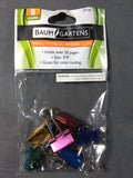 BINDER CLIPS SMALL 3/4" ASSORTED COLORS PQ.8