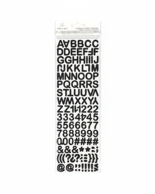 Alphabet Sticker Black 132 pc - JA Riollano