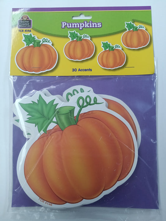 PUMPKINS ACCENTS 30PCS 6''
