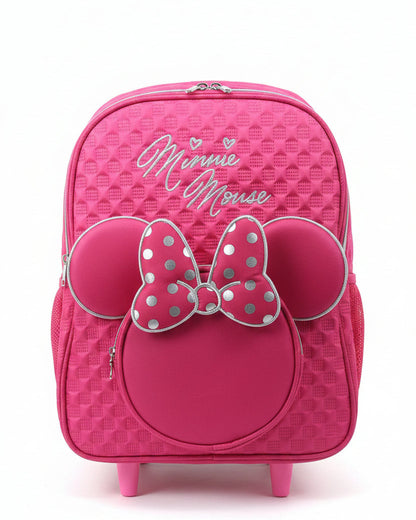 MOCHILA PRIMARIA CON RUEDAS INFANTIL FEMENINO DISNEY MINNIE (17)