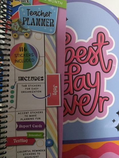 RETRO REMIX TEACHER PLANNER