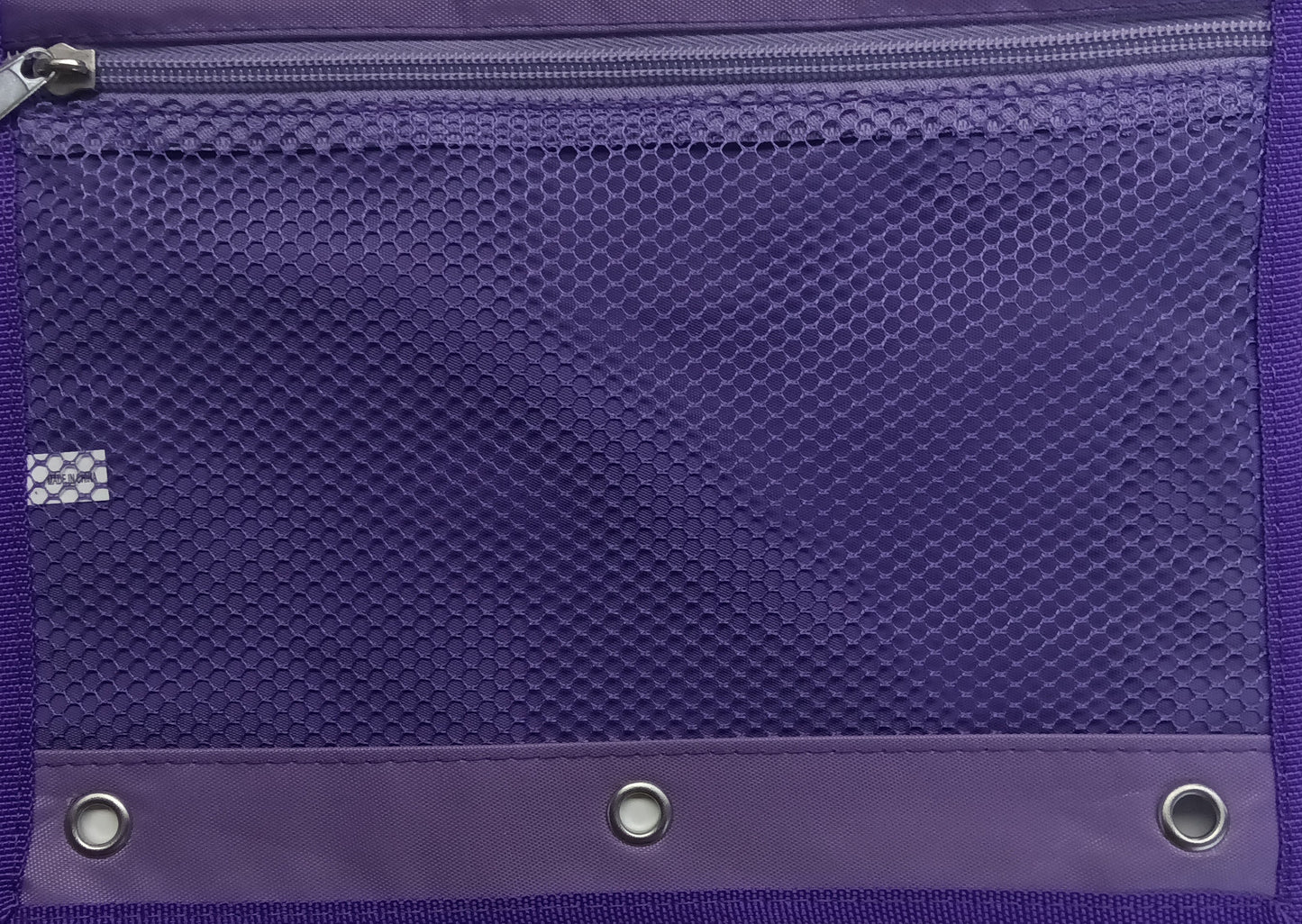 MESH FRONT FABRIC POUCH