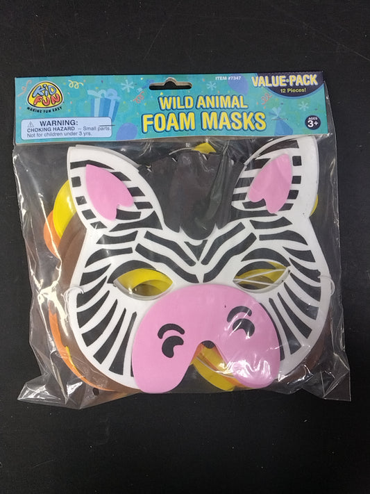 WILD ANIMAL FOAM MASKS