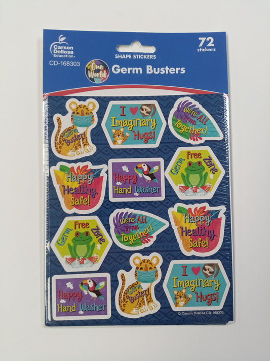 Germ Busters Motivational Sticker