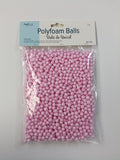 POLYFOAM BALLS PINK SMALL 7MM 7G