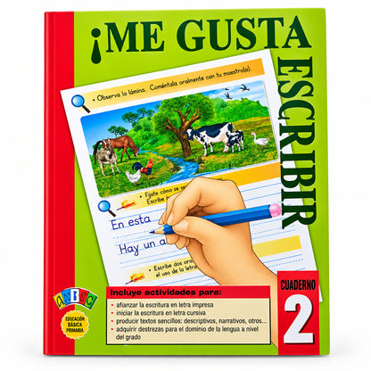 Cuaderno ¡Me Gusta Escribir! 2 - 2do Grado