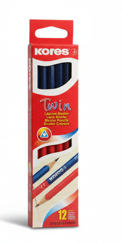 Double-Sided | Red/ Blue Pencils | 1 Doz - JA Riollano
