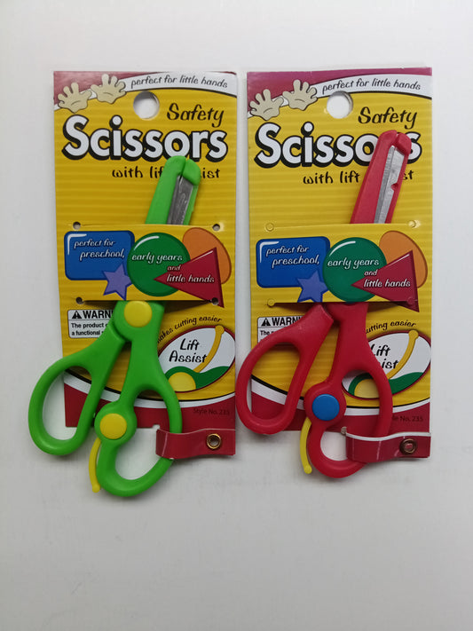 SCISSORS KIDS 5" BLUNT SPRING LOAD