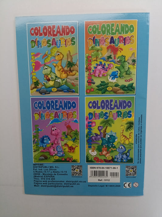 COLOREANDO DINOSAURIOS