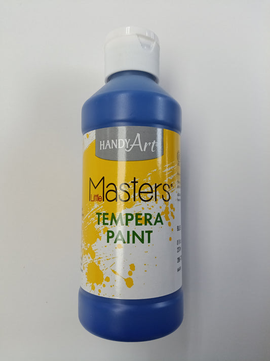 TEMPERA PAINT BLUE 8 ONZ