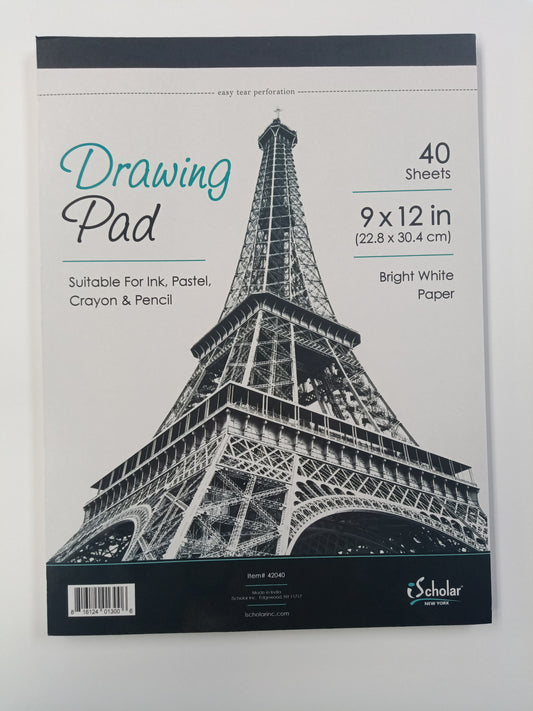 LIBRETA DIBUJO 9X12 40 PG PEGADA