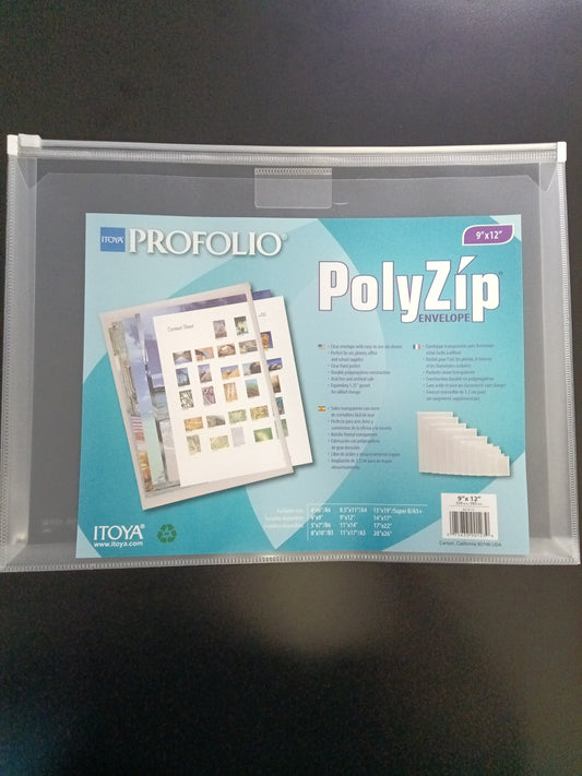 POLYZIP ART & PHOTO ENVELOPE 9" X 12"
