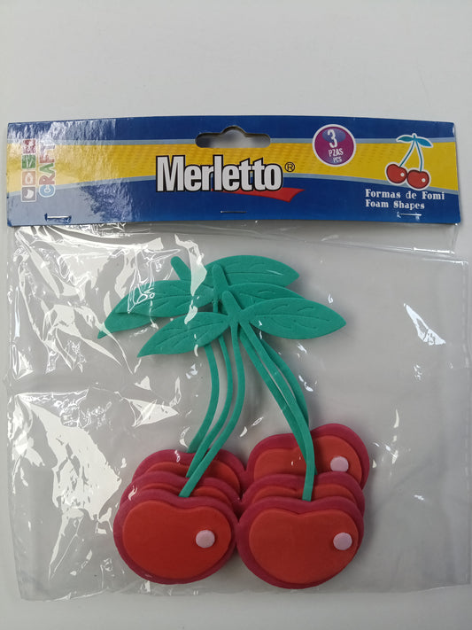 FORMAS FOAMIE CHERRY 4 PCS