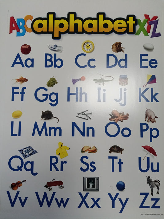TRE ALPHABET CHARLET T38026