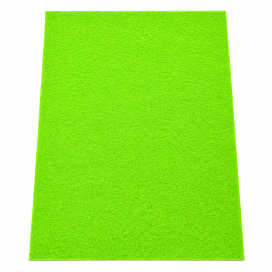 Neon Green Felt Sheet 9x12