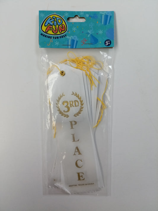3RD PLACE WINNER RIBBONS
