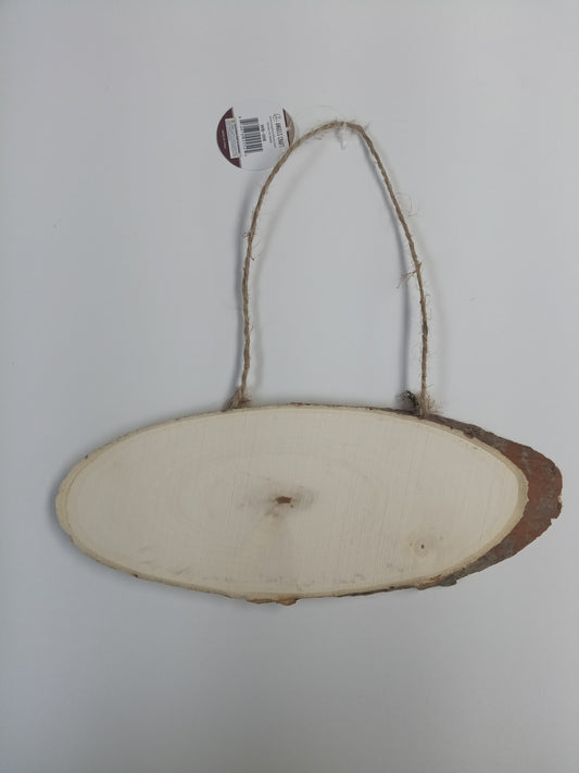 WOOD BOARD-REAL OVAL 10" LONG