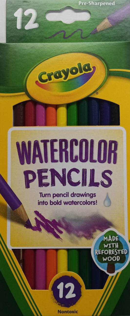WATERCOLOR PENCILS PQT. 12
