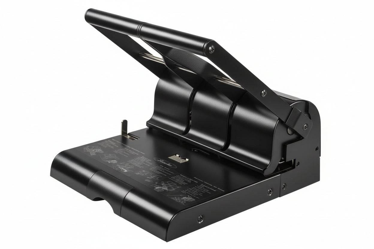 AC Paper Punch | High Capacity | Ajustable | Gray