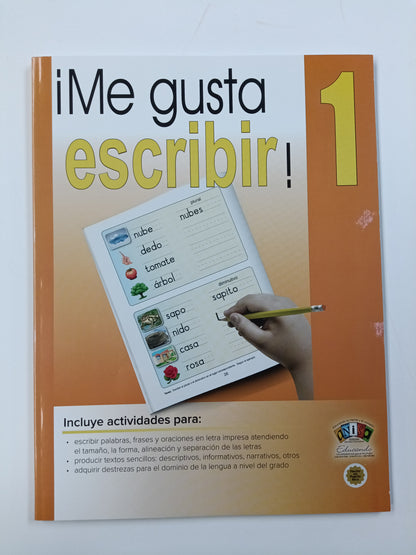 LIBRO ME GUSTA ESCRIBIR 1