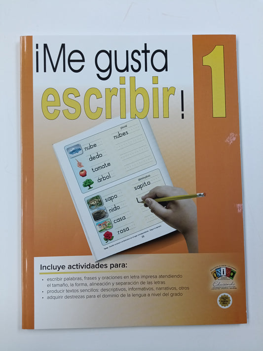 LIBRO ME GUSTA ESCRIBIR 1