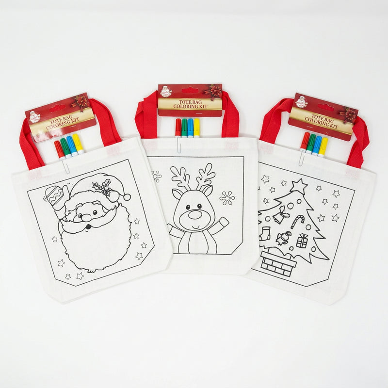 Tote Bag DIY W/ Markers 20cm 3ASTD