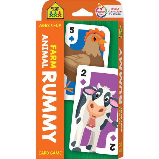 RUMMY FARM ANIMAL CARD GAME