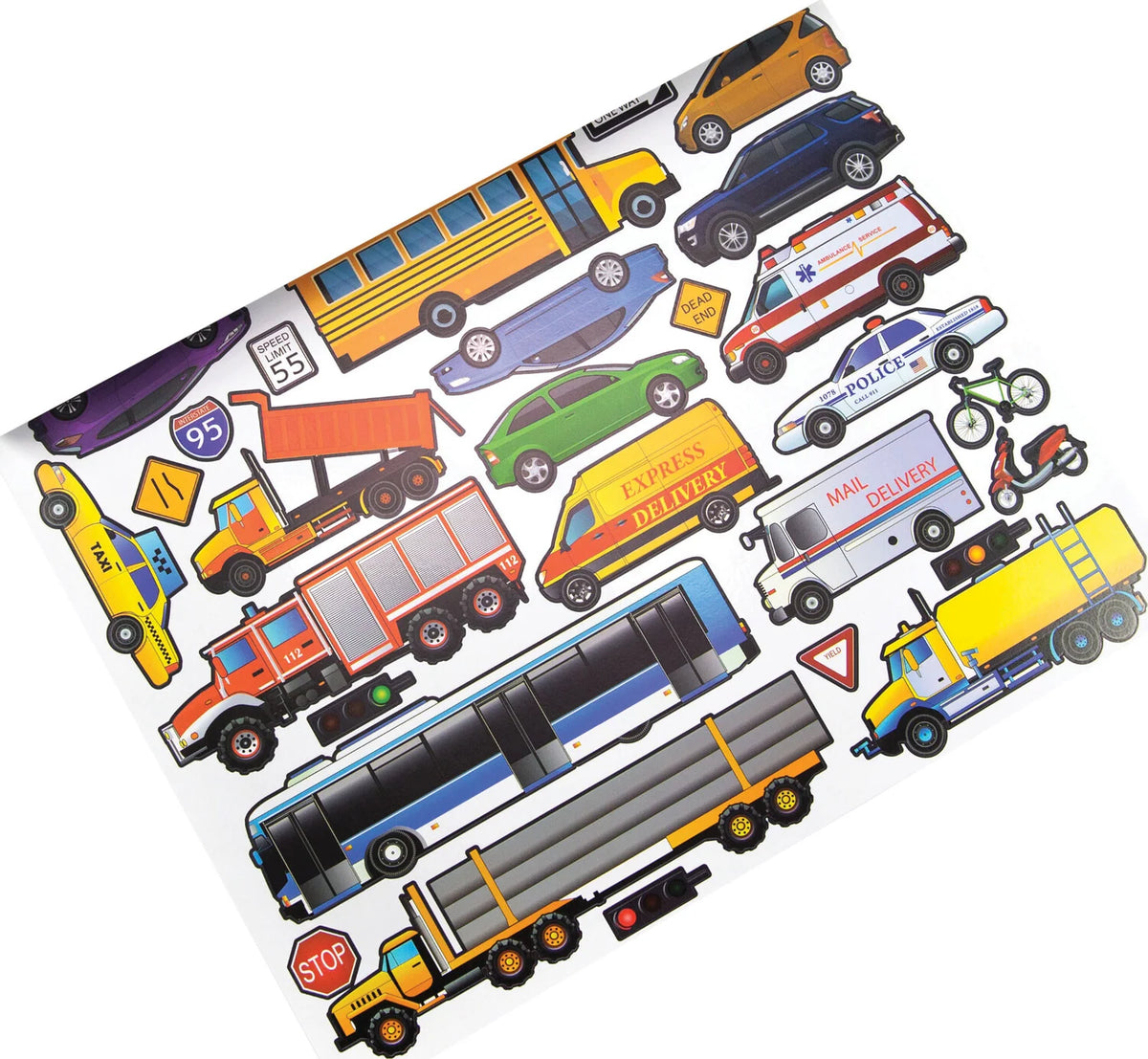 Transportation Stikcer Book