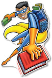 ACCENT READING SUPER HERO LARGE DOUBLESIDED