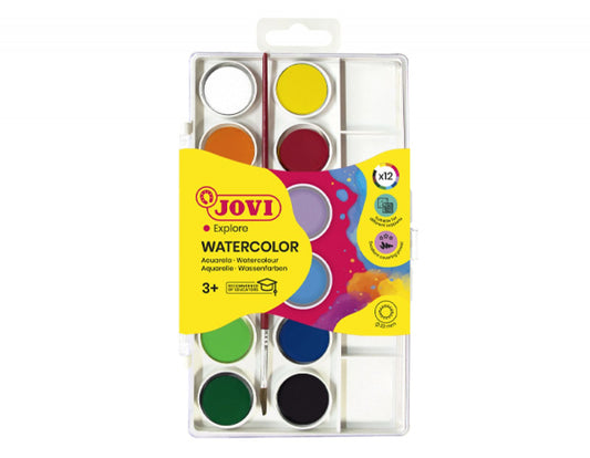 ACUARELA 18 COLORES Y PINCEL