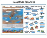 MODELO MAQUETA ANIMALES ACUATICOS